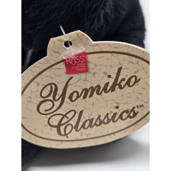 Russ Berrie Yomiko Classics Magic Black Labrador Dog 5” Plush Stuffed Animal - Picture 5 of 7